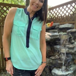 J Crew sleeveless top